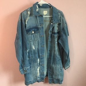 medium wash denim jacket! BRAND NEW